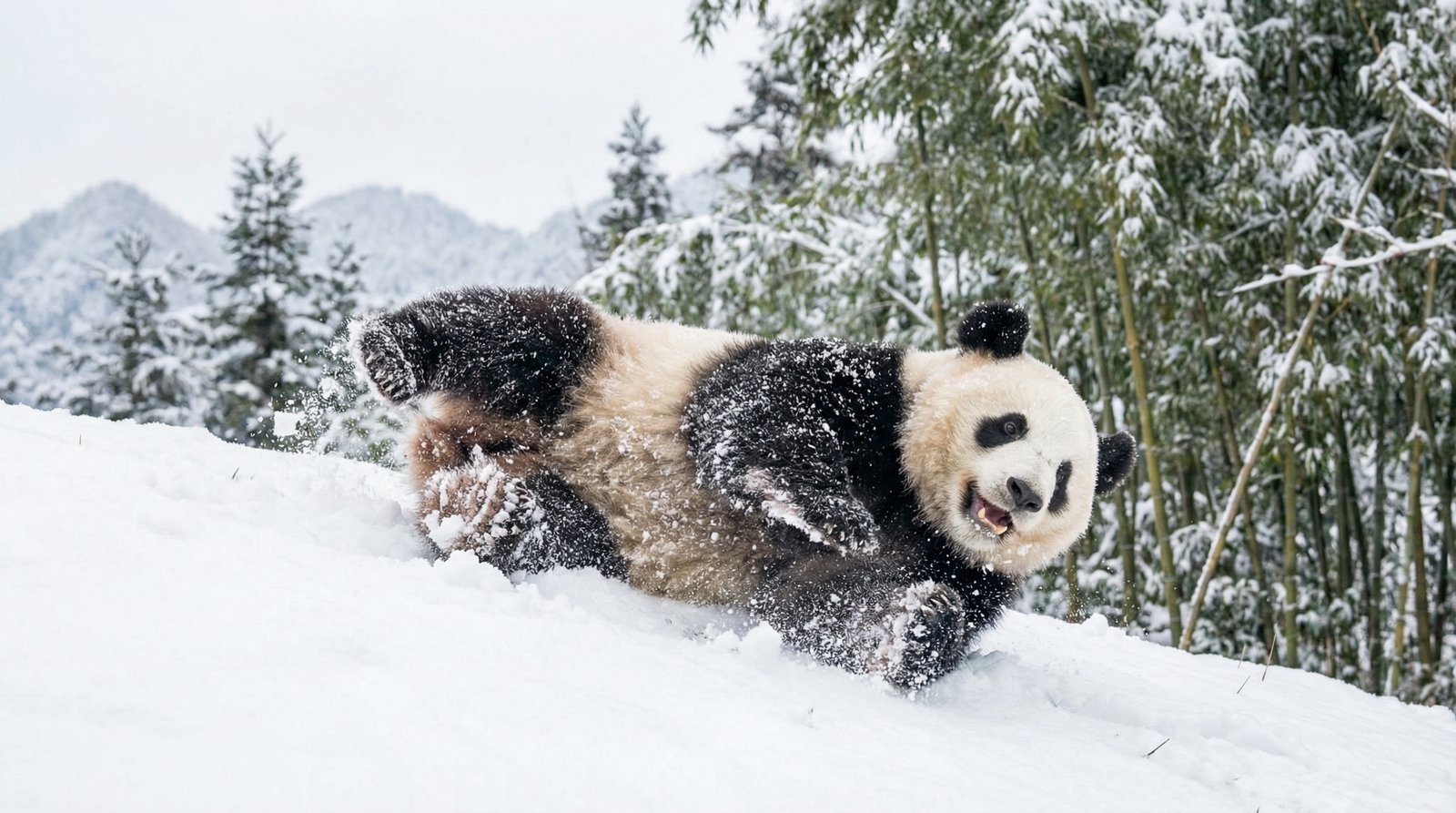 草榴社区熊猫雪地视频